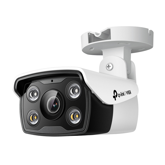 CAMARA IP VIGI TIPO BALA EXTERIOR 4MP POE FULL COLOR CON MICROFONO